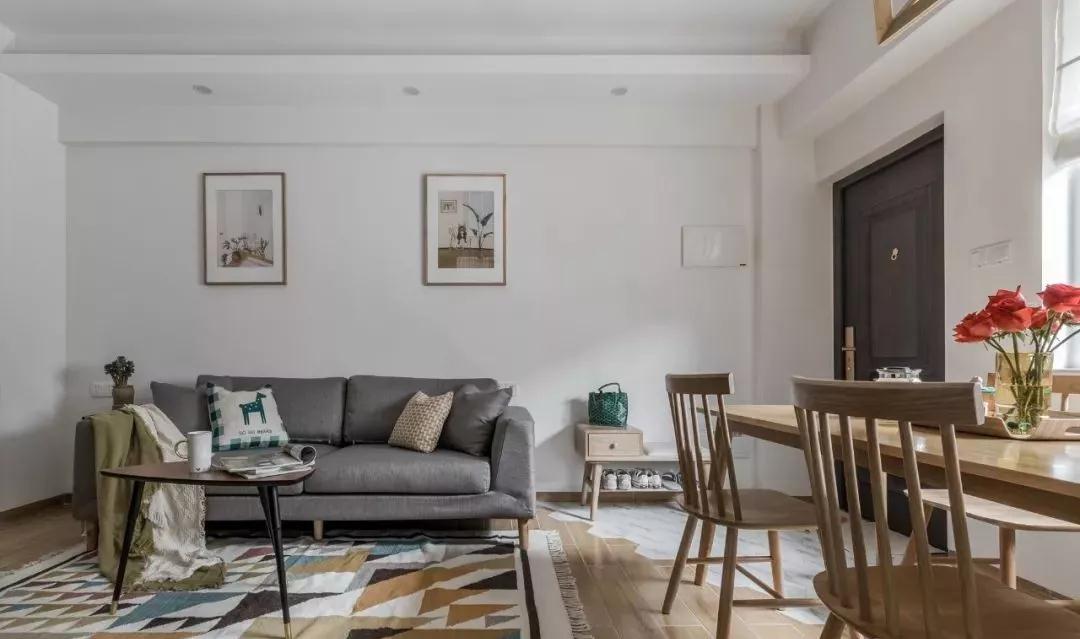 68㎡清新北欧2室1厅