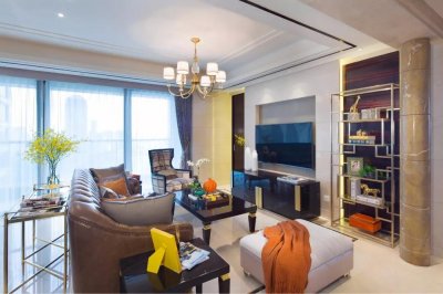 拒绝浮夸的高级——轻奢风客厅